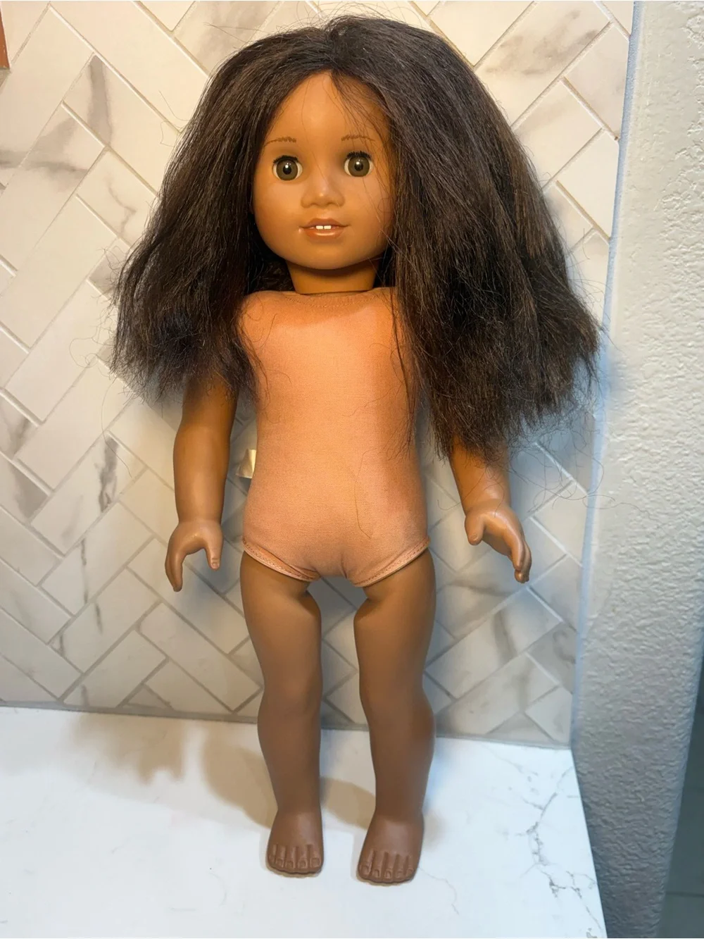 American Girl Truly Me 62 Doll with Amber Eyes and Dark Brown Hair 2014 HSA